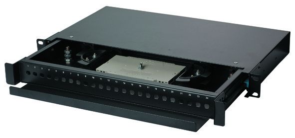 Yüksek kaliteli Fiber Patch Panel 24 Port, LC / Duplex SC Fiber Optic Termination Box YH1005