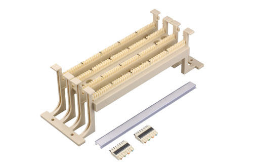 Telefon Kablolama Üssü 100 Çift 110 Ağ İletişimi İçin Blok Uzatma Patch Panel YH7036