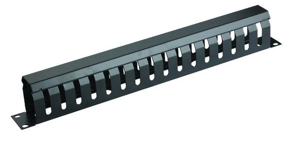 Yüksek Performanslı 1U Rak Montaj Kablo Yönetimi, Kapaklı Amp Kablo Yönetimi YH4040