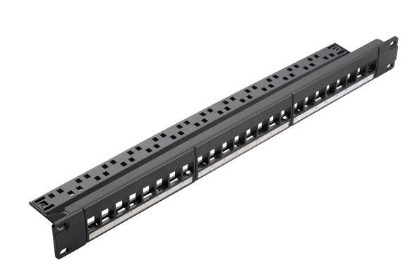 Profesyonel Patch Panel Patch Cord Cold Rolled Steel Plate / Alloy Malzeme YH4016
