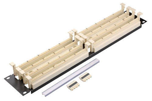 Profesyonel Patch Panel Patch Cord Cold Rolled Steel Plate / Alloy Malzeme YH4016