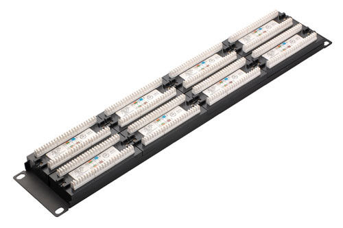 Profesyonel Patch Panel Patch Cord Cold Rolled Steel Plate / Alloy Malzeme YH4016