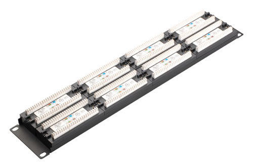 Profesyonel Patch Panel Patch Cord Cold Rolled Steel Plate / Alloy Malzeme YH4016