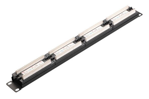 Yüksek Yoğunluklu Ağ Patch Panel YH4011 4 Çeşit Renk ile 24 Liman CAT5E Cat6