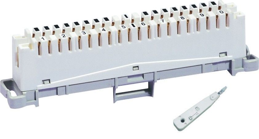 ABS / PBT YH6089110202 ile LSA Arka Montajlı Bakır Kablo Bağlantısı veya Bağlantı Modülü